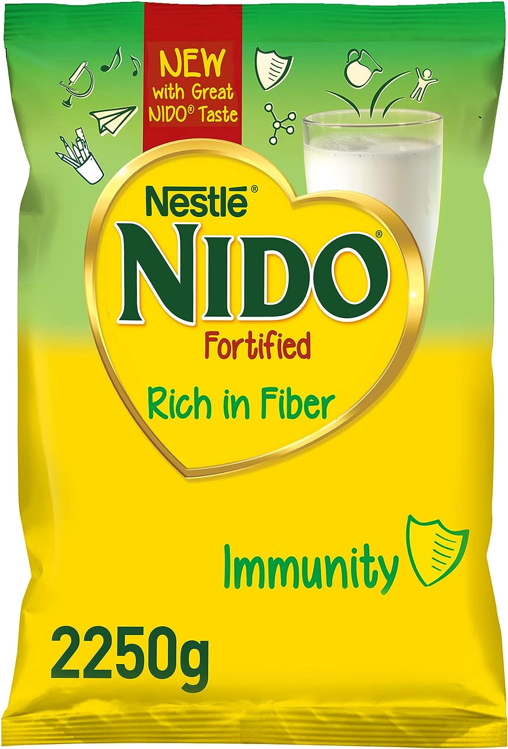 Nido Nestle Nido Fortified Milk Powder Rich in Fiber 2.25kg