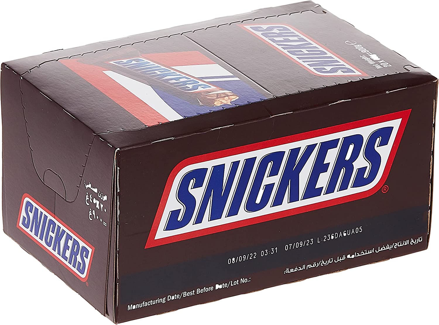 Snickers Original Chocolate Bar 45G x 20 Bars